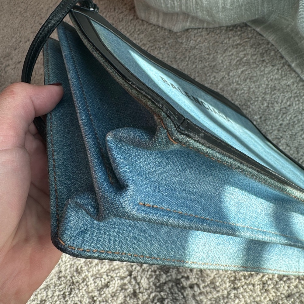 Balenciaga Denim Crossbody Bag - Picture 4 of 16